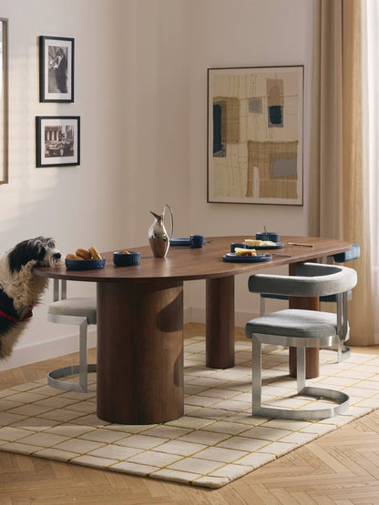 Dunelto Oval Oak Dining Table, in Various Sizes