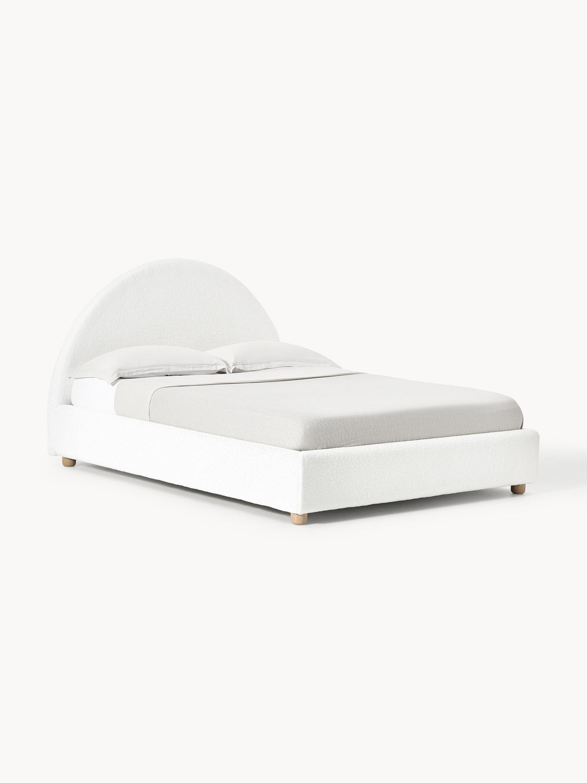 Ebrino Upholstered Teddy Bed with Storage