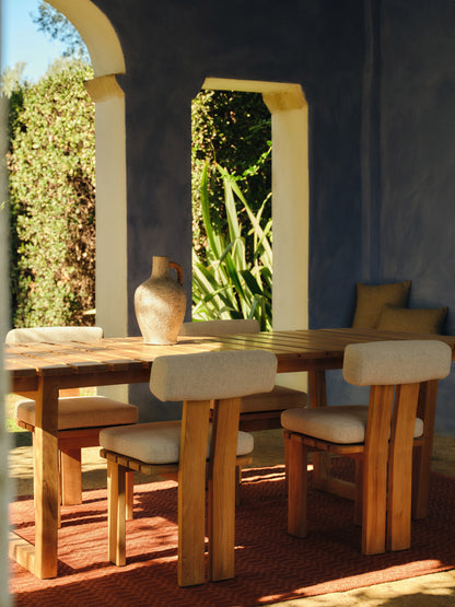 Eiferro Teak Wood Garden Table, 229 x 100 cm