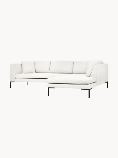 Emforte Corner Sofa with Metal Legs