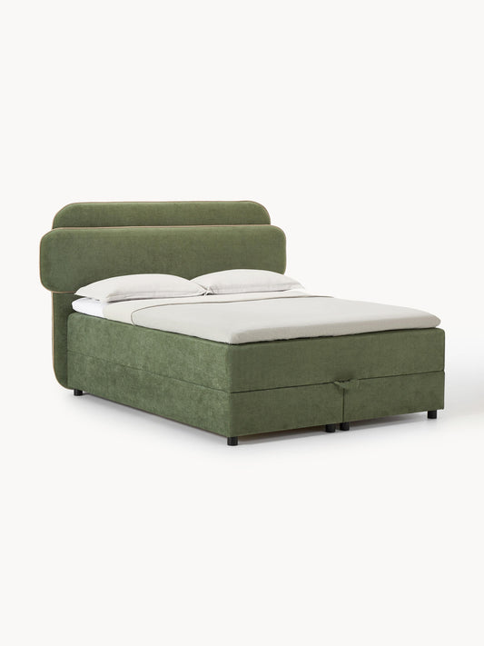 Enrquest Box Spring Bed with Storage