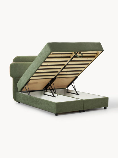 Enrquest Box Spring Bed with Storage
