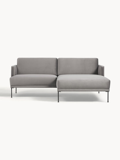 Fluvarno Small Corner Sofa in Velvet