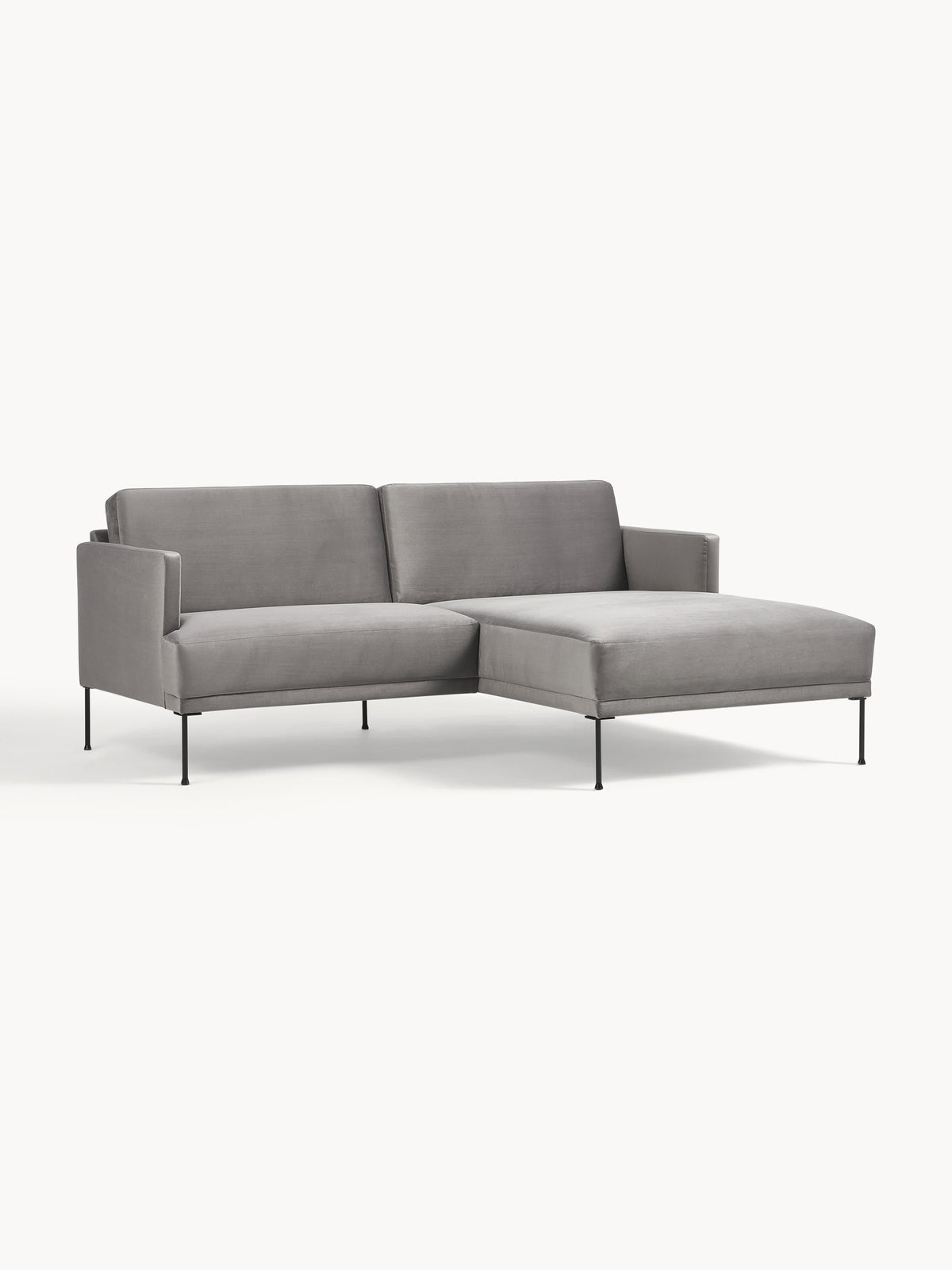 Fluvarno Small Corner Sofa in Velvet