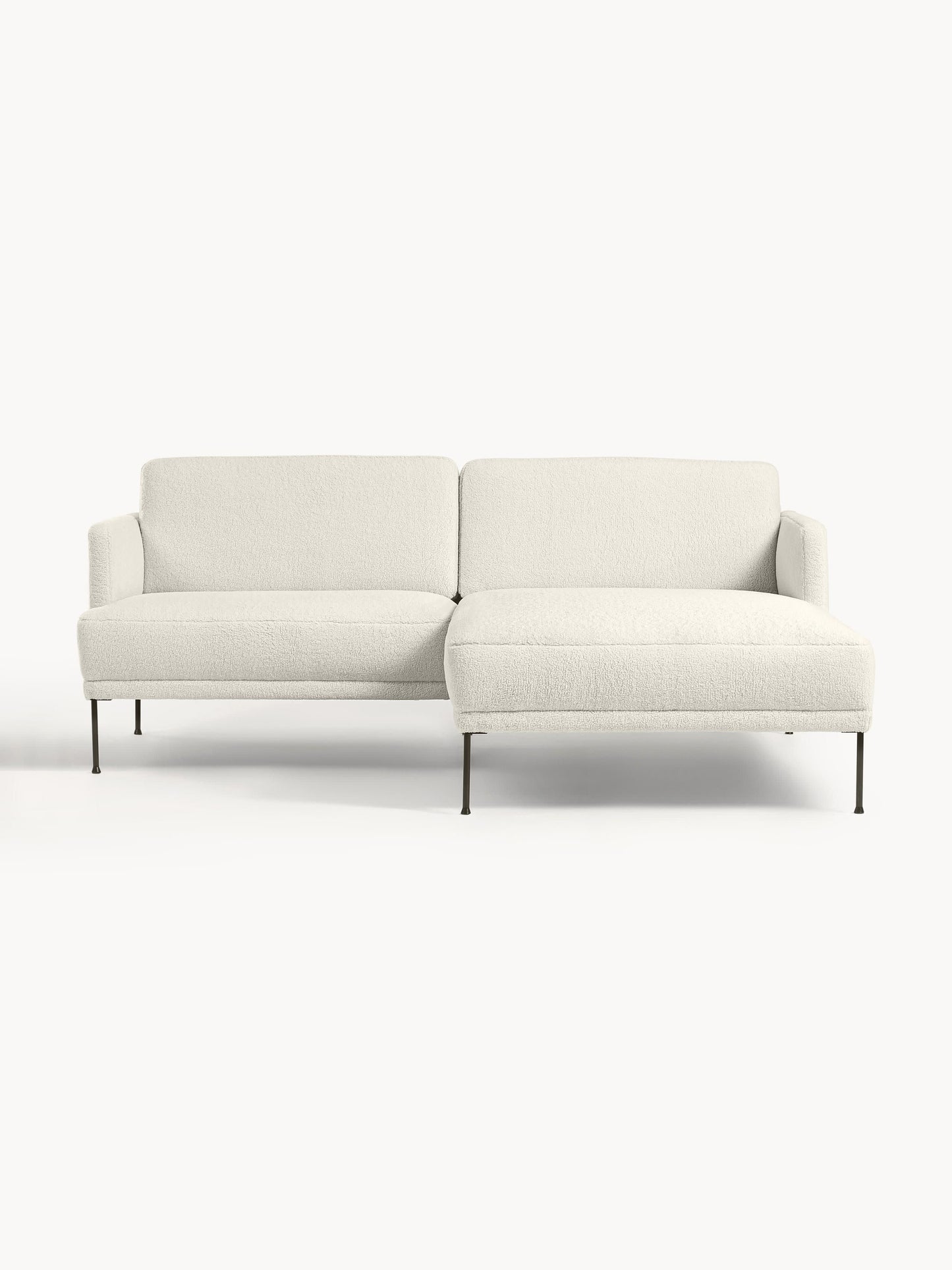 Fluvarno Small Teddy Fabric Corner Sofa