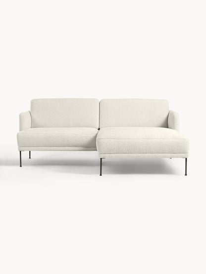 Fluvarno Small Teddy Fabric Corner Sofa