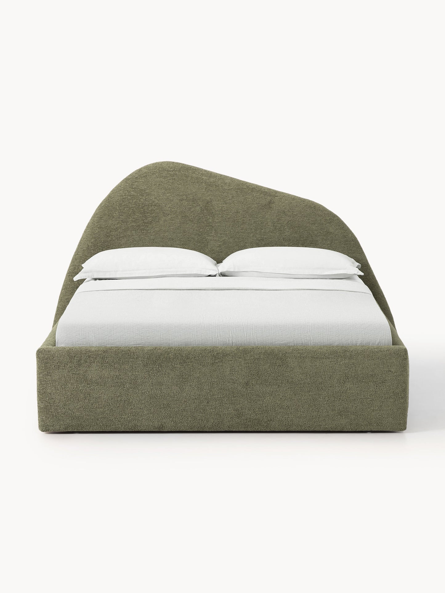Garmont Upholstered Bed in Bouclé