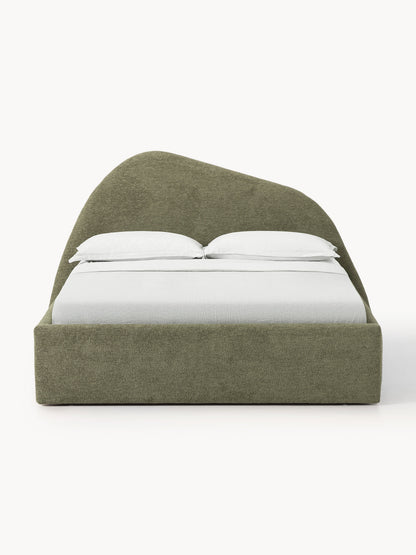 Garmont Upholstered Bed in Bouclé