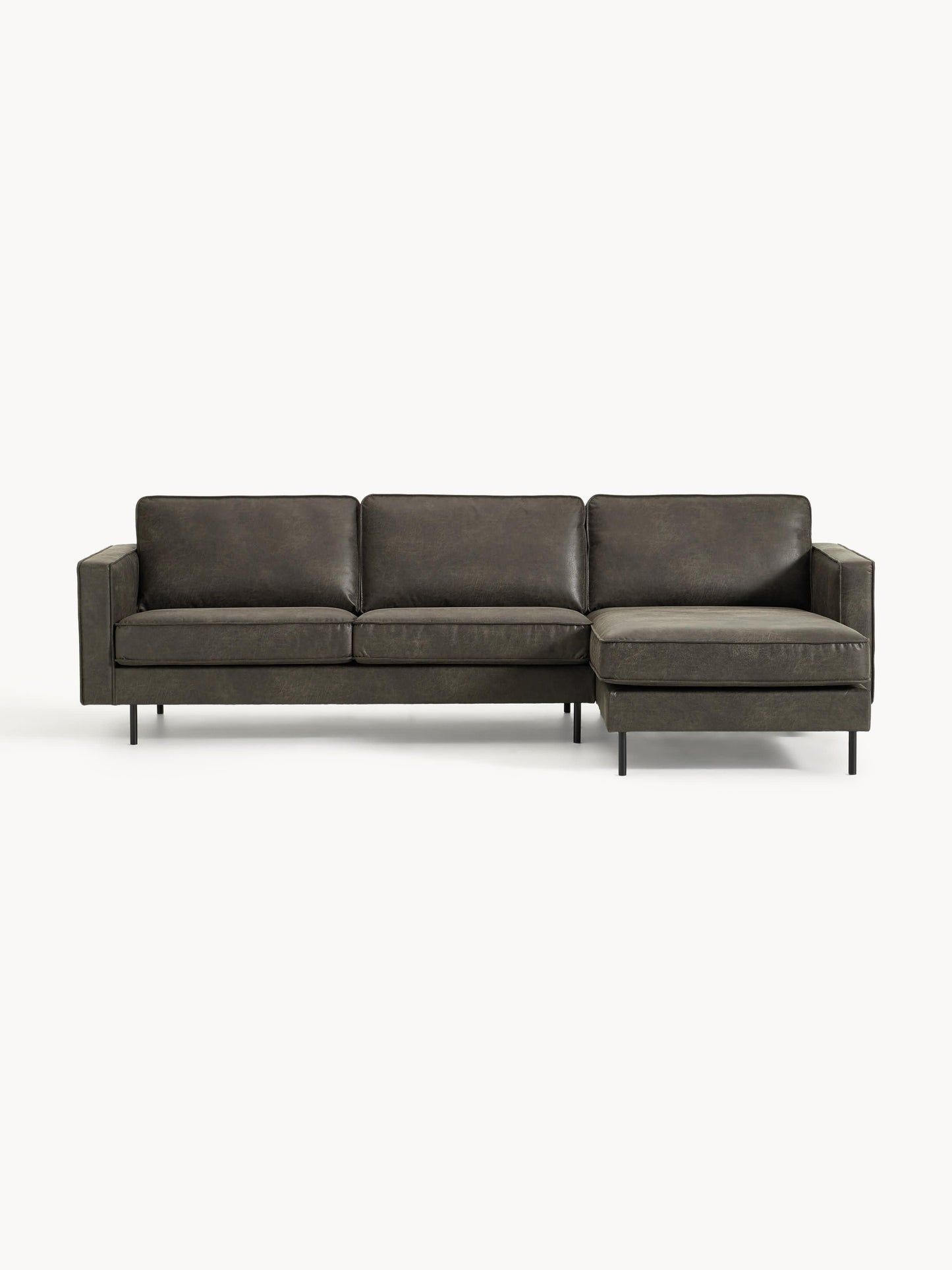 Huntbero Corner Sofa in Leather (3-Seater)