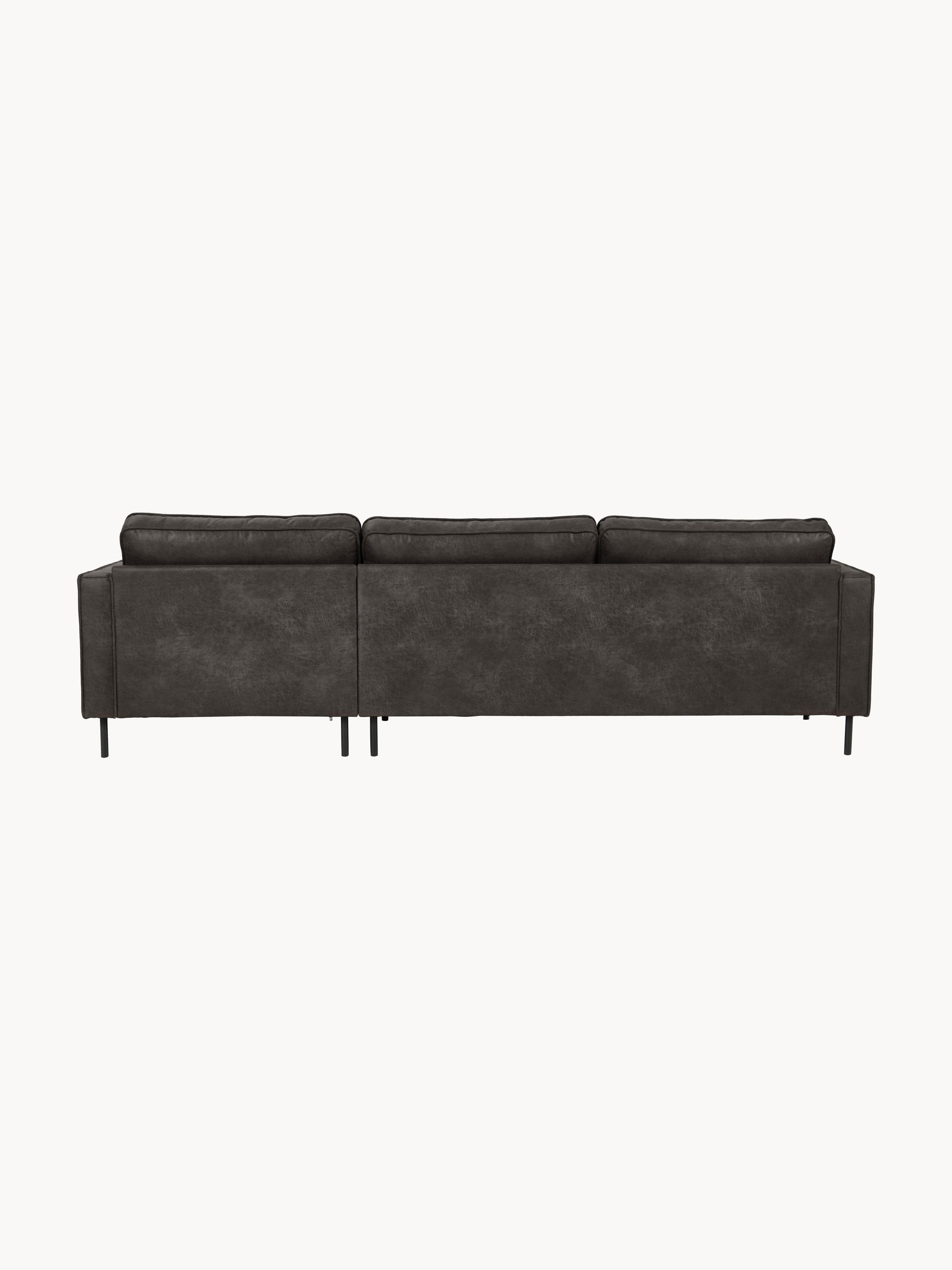 Huntbero Corner Sofa in Leather (3-Seater)