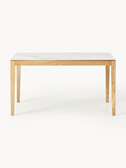 Jacktero Dining Table with Marble-Look Tabletop, in Various Sizes