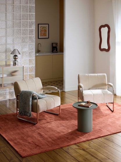 Jaselvi Viscose Rug, Hand-Woven