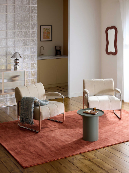 Jaselvi Viscose Rug, Hand-Woven