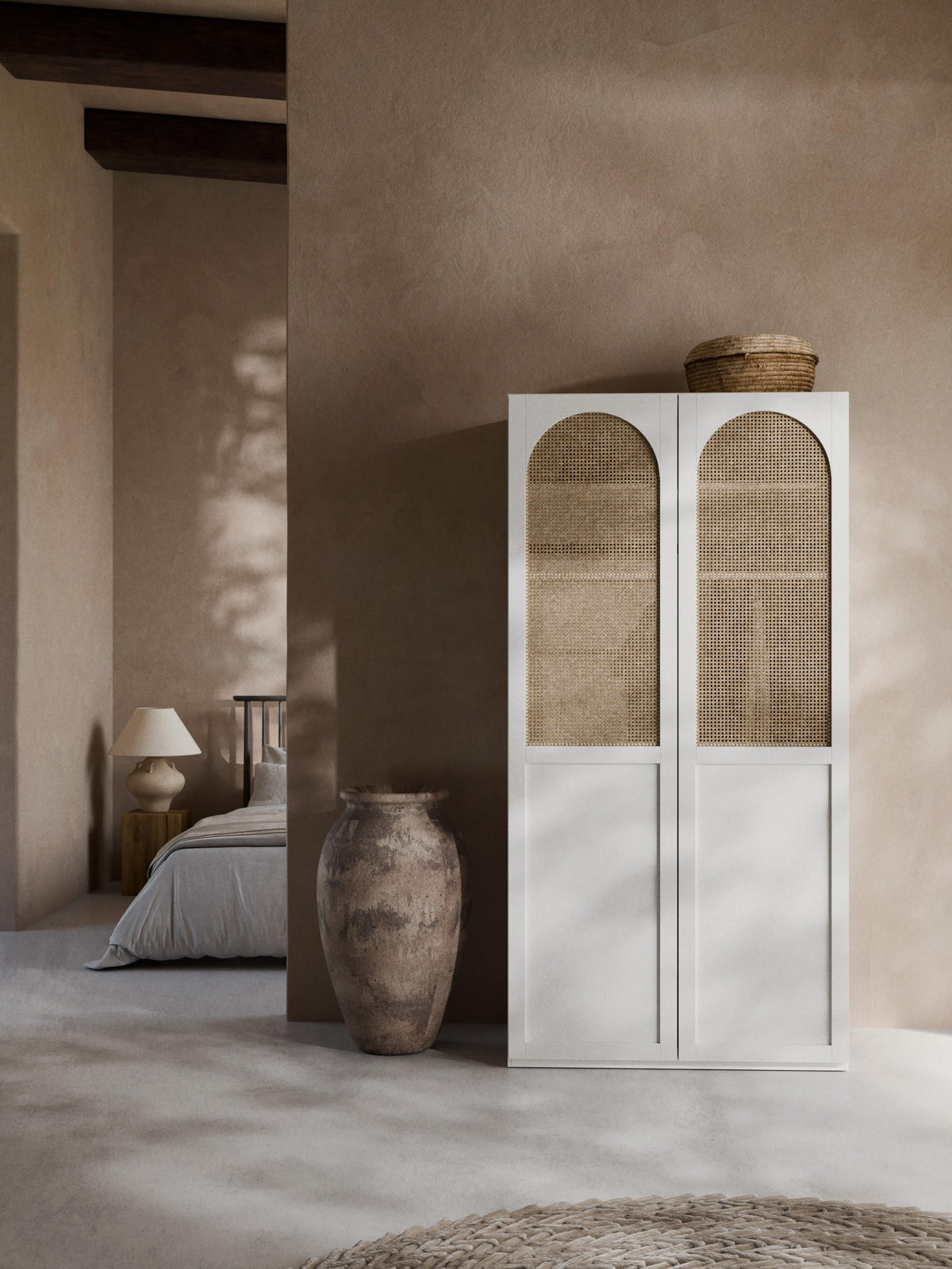 Jenora Modular Hinged-Door Wardrobe, 100 cm Wide, in Various Sizes