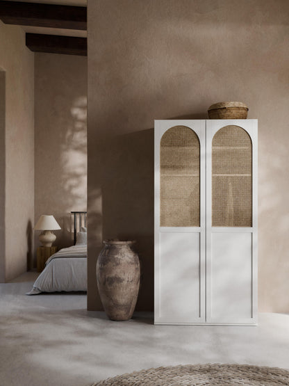 Jenora Modular Hinged-Door Wardrobe, 100 cm Wide, in Various Sizes
