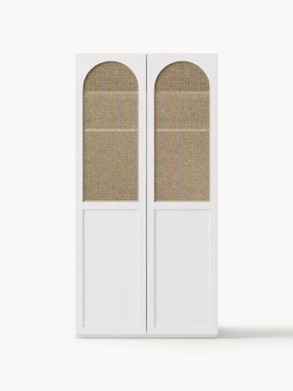 Jenora Modular Hinged-Door Wardrobe, 100 cm Wide, in Various Sizes