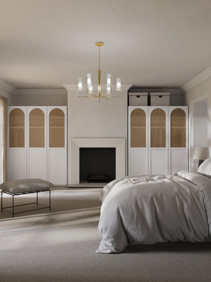 Jenora Modular Hinged-Door Wardrobe, 150 cm Wide, in Various Sizes