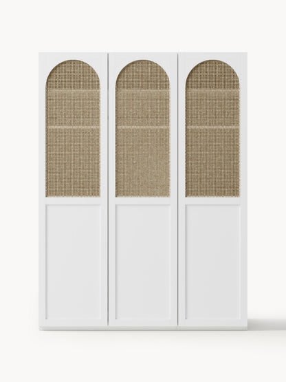 Jenora Modular Hinged-Door Wardrobe, 150 cm Wide, in Various Sizes