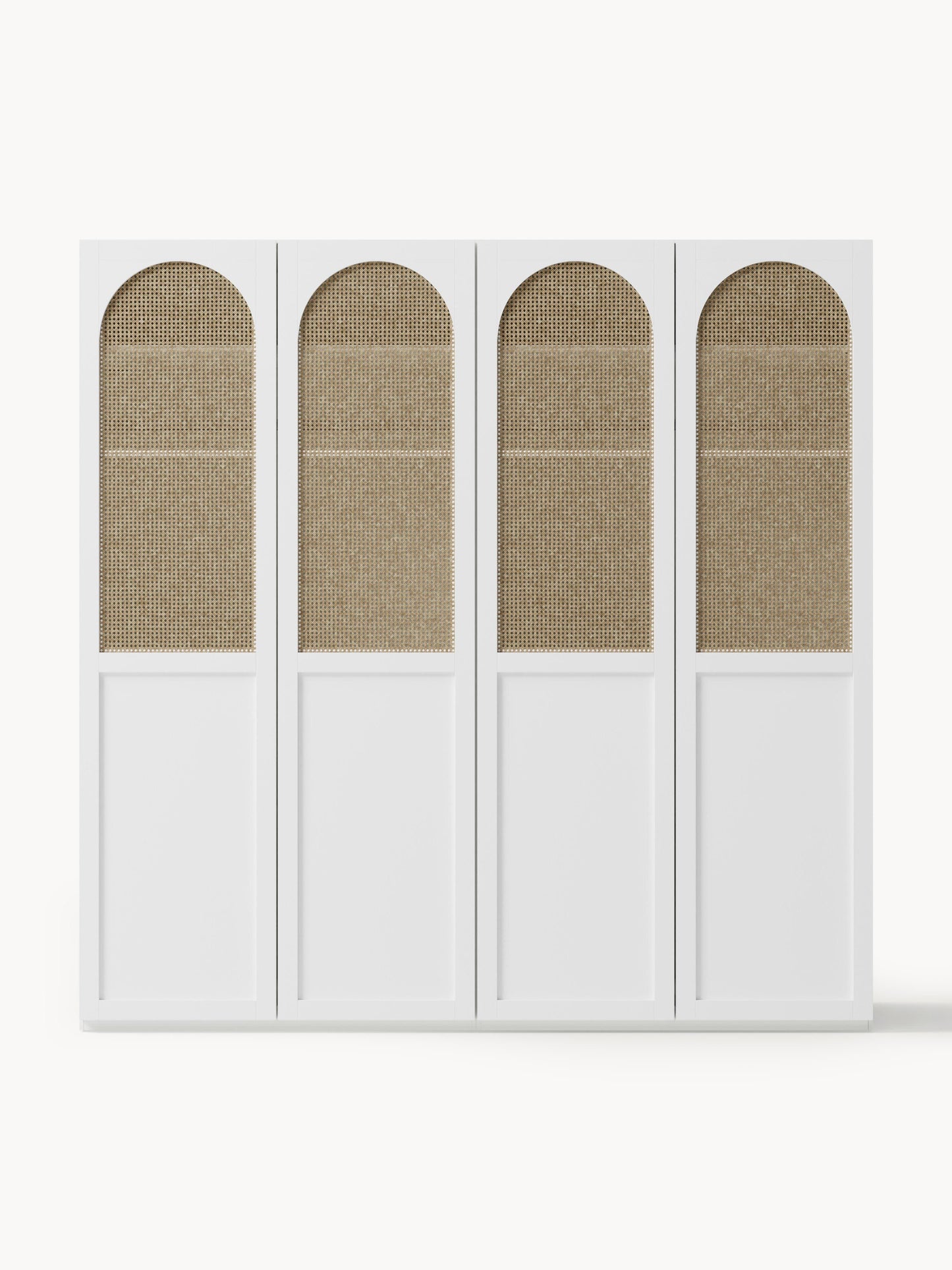 Jenora Modular Hinged-Door Wardrobe, 200 cm Wide, in Various Sizes