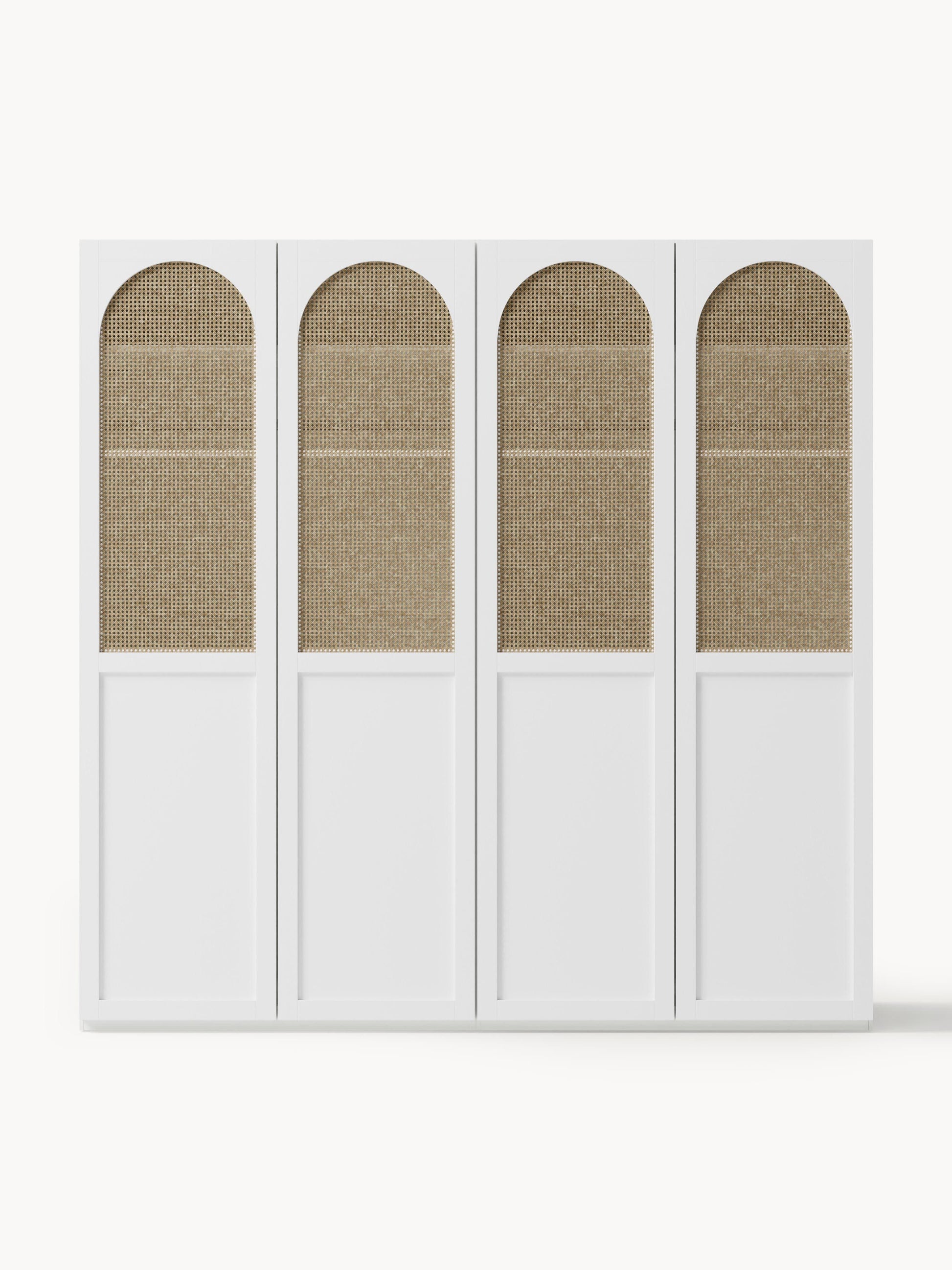 Jenora Modular Hinged-Door Wardrobe, 200 cm Wide, in Various Sizes