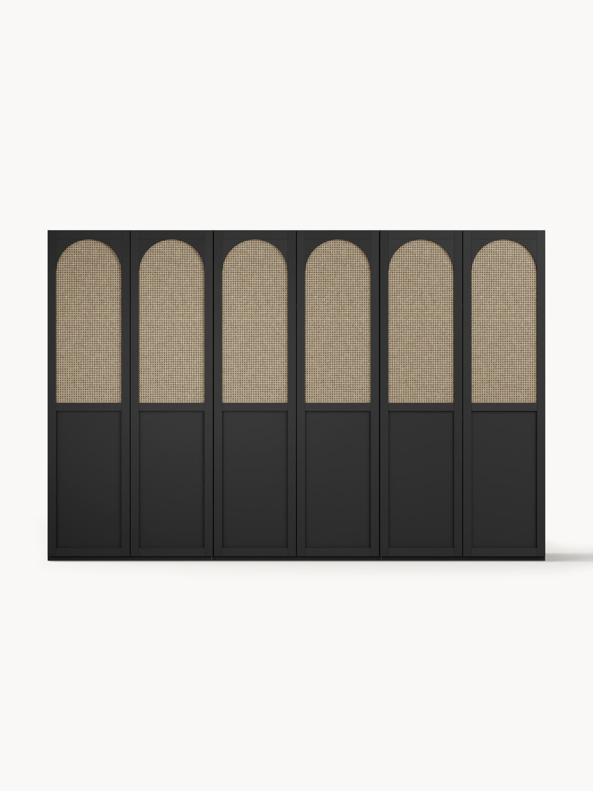 Jenora Modular Hinged-Door Wardrobe, 300 cm Wide, in Various Sizes