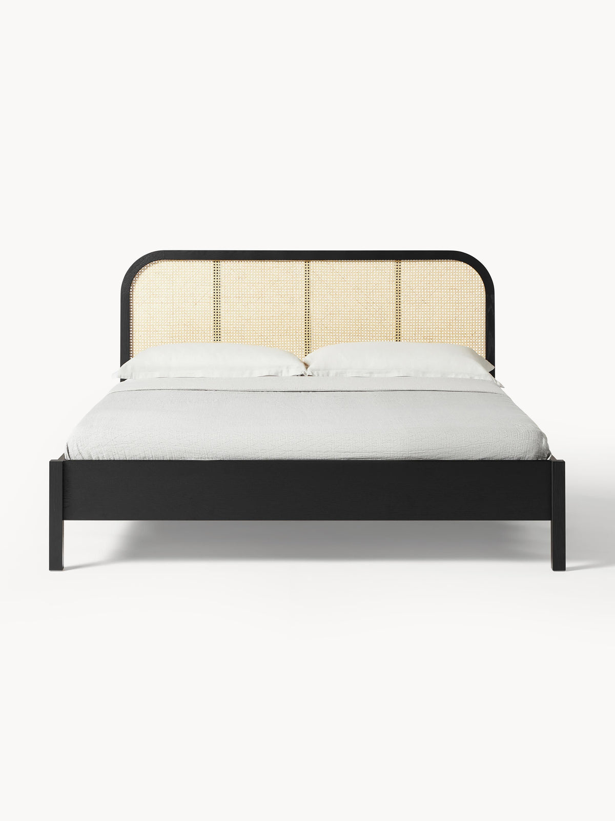 Jonquest Wooden Bed with Vienna Cane Headboard