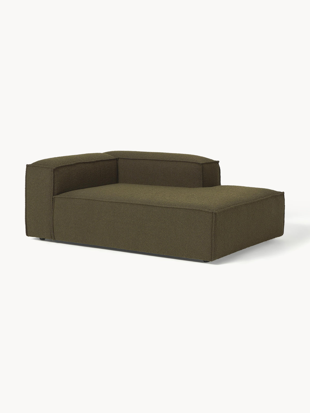 Lenroven Bouclé Ottoman Corner Module