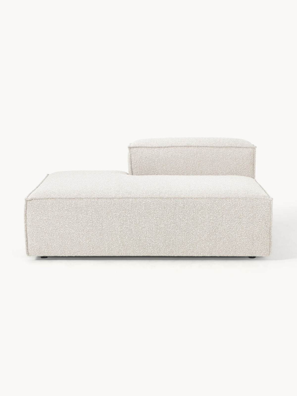 Lenroven Bouclé Ottoman Module