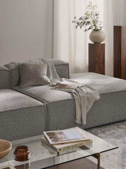 Lenroven Bouclé Ottoman Module