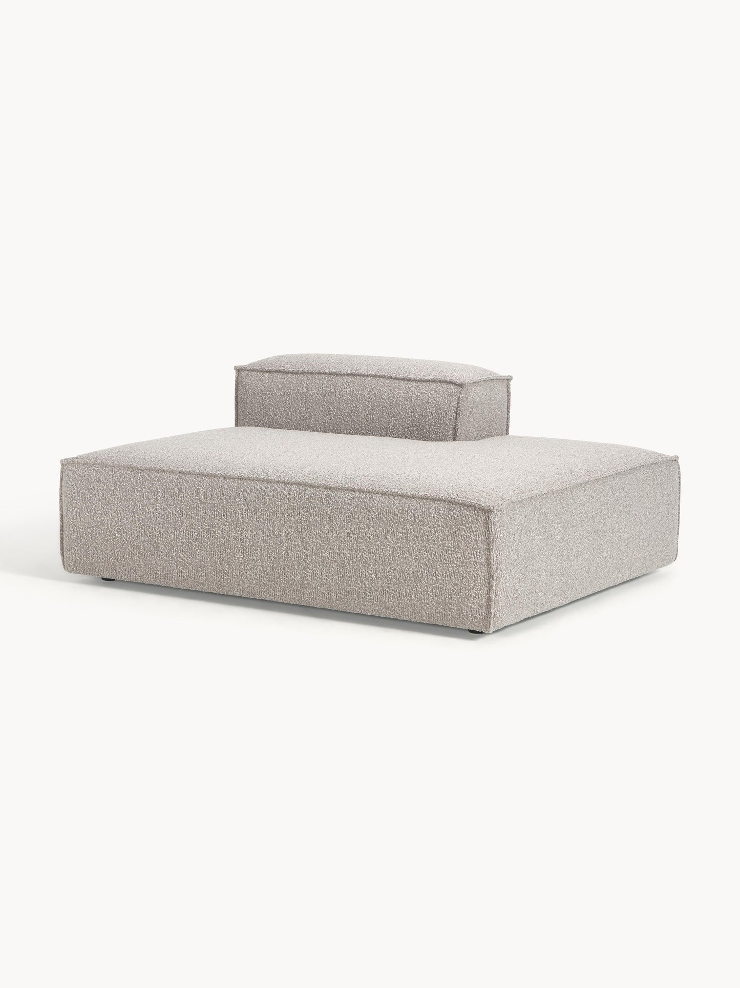Lenroven Bouclé Ottoman Module