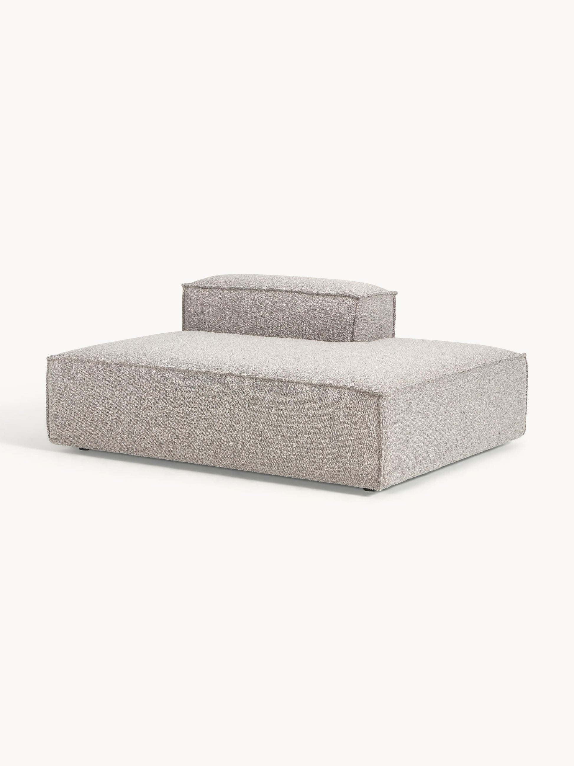 Lenroven Bouclé Ottoman Module