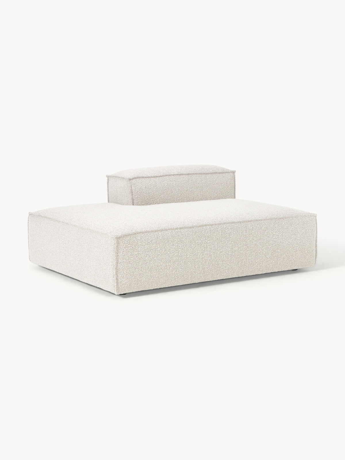 Lenroven Bouclé Ottoman Module