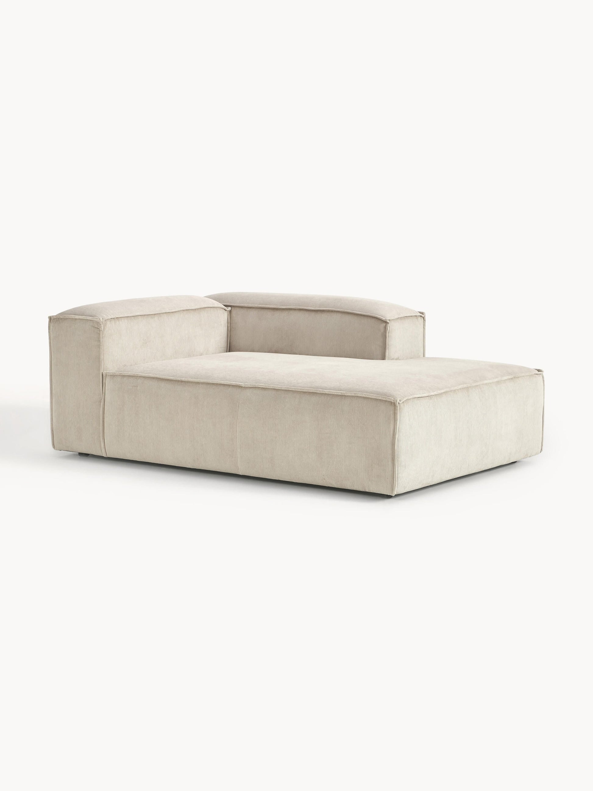 Lenroven Corduroy Ottoman Corner Module