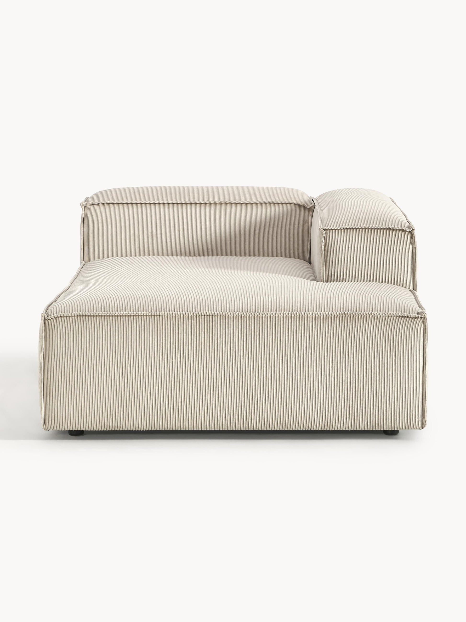 Lenroven Corduroy Ottoman Corner Module