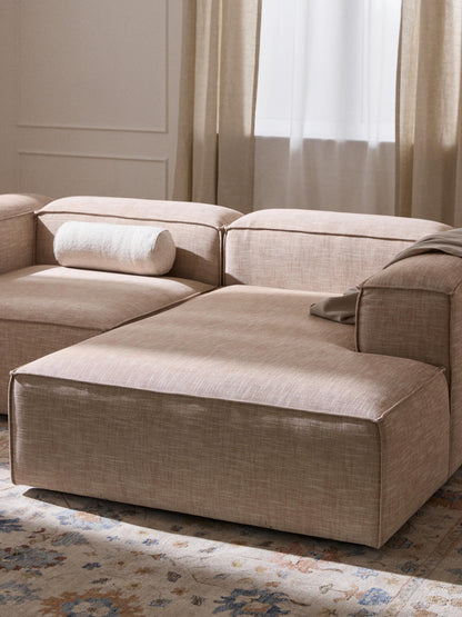 Lenroven Linen Blend Ottoman Corner Module