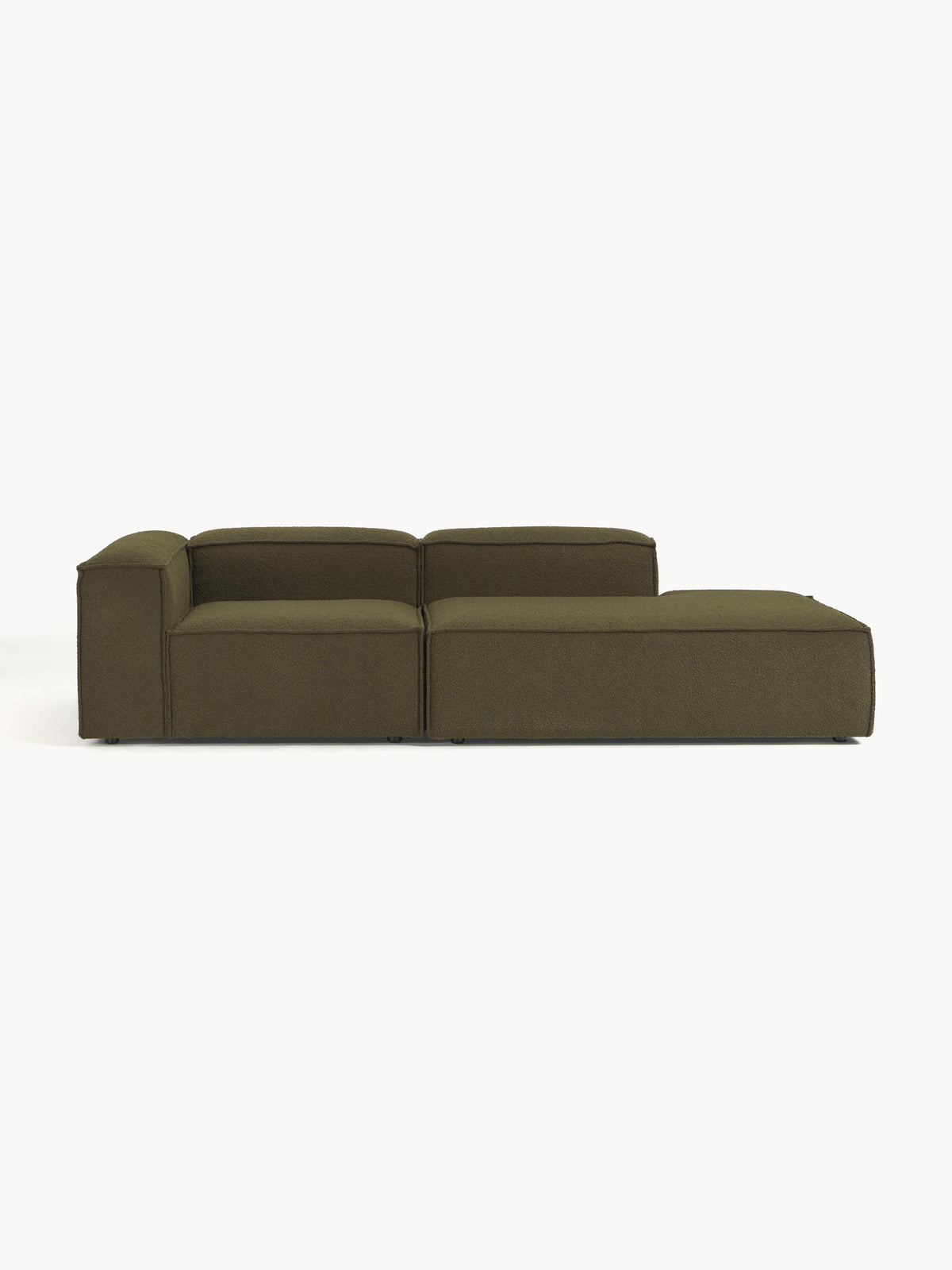 Lenroven Modular Bouclé Ottoman