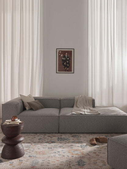 Lenroven Modular Bouclé Ottoman
