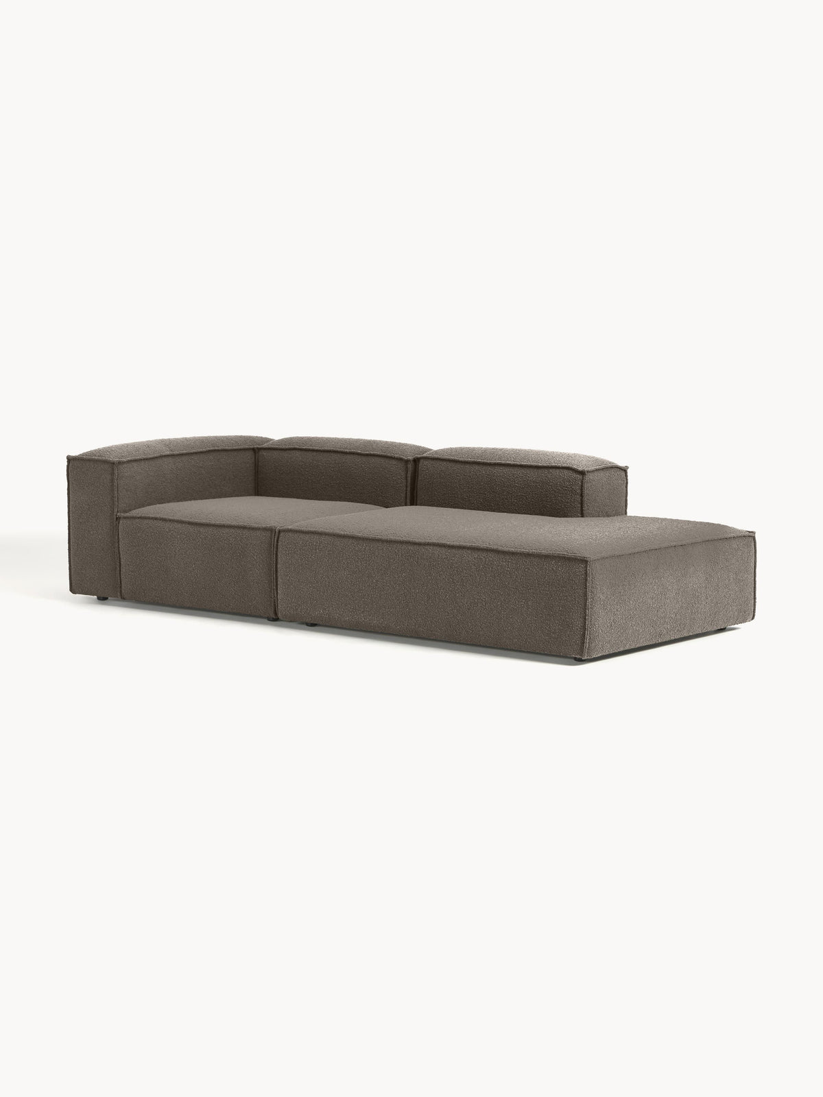 Lenroven Modular Bouclé Ottoman