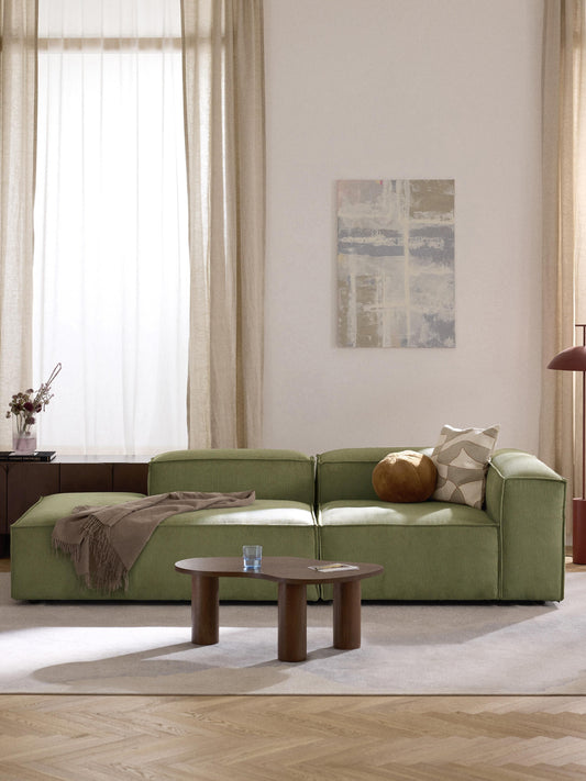 Lenroven Modular Corduroy Ottoman