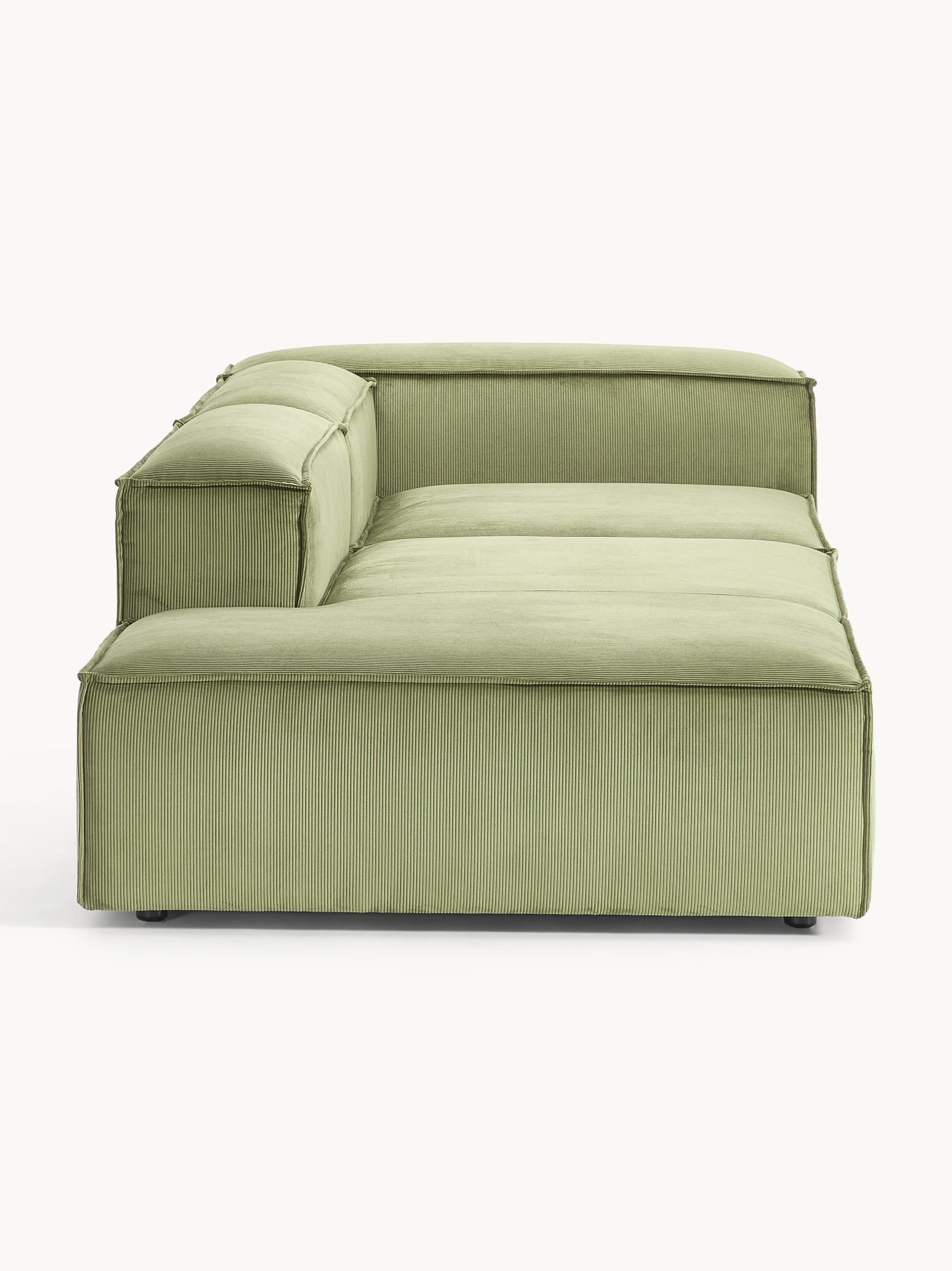 Lenroven Modular Corduroy Ottoman