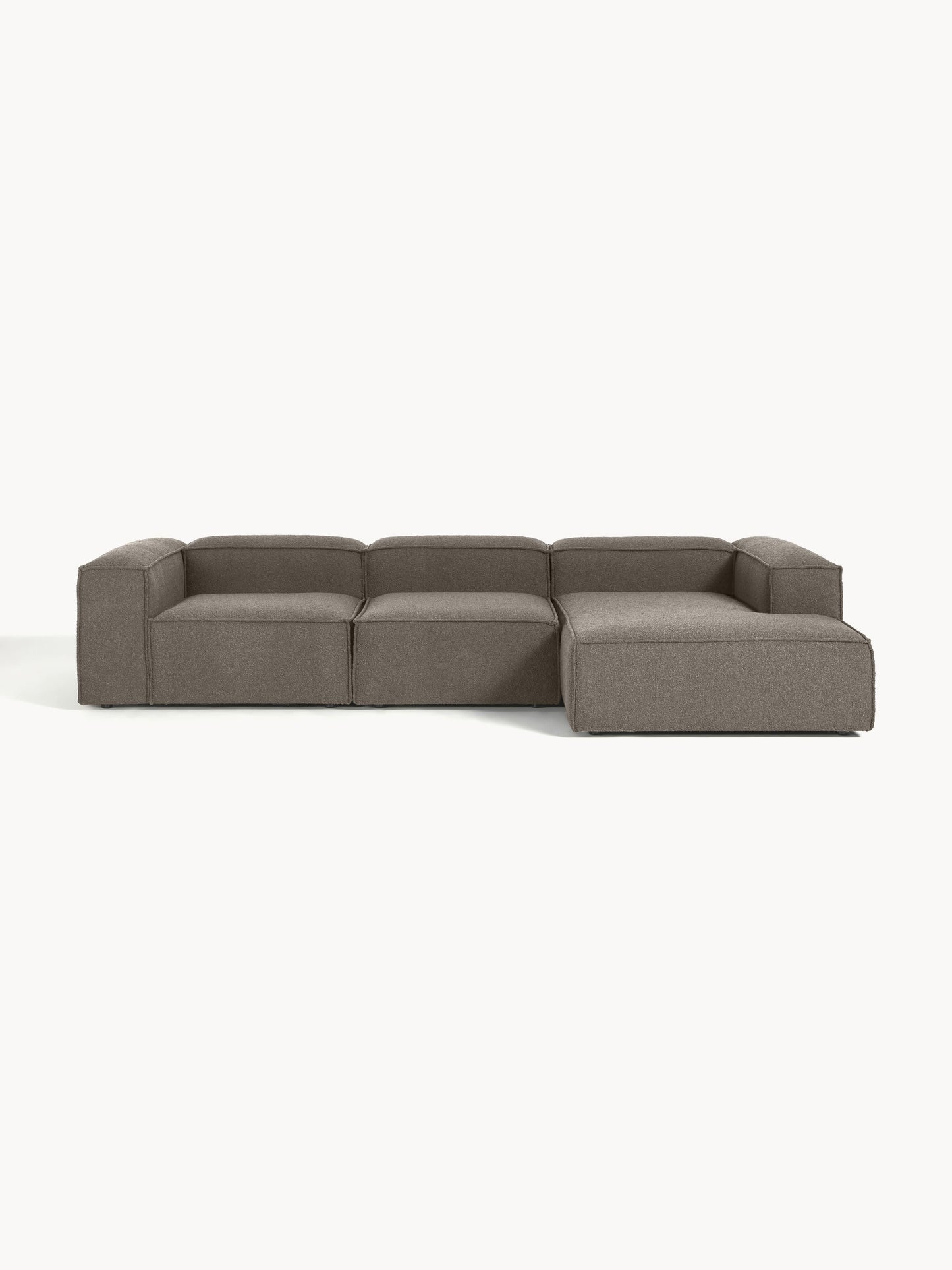 Lenroven Modular Corner Sofa (4-Seater) in Bouclé