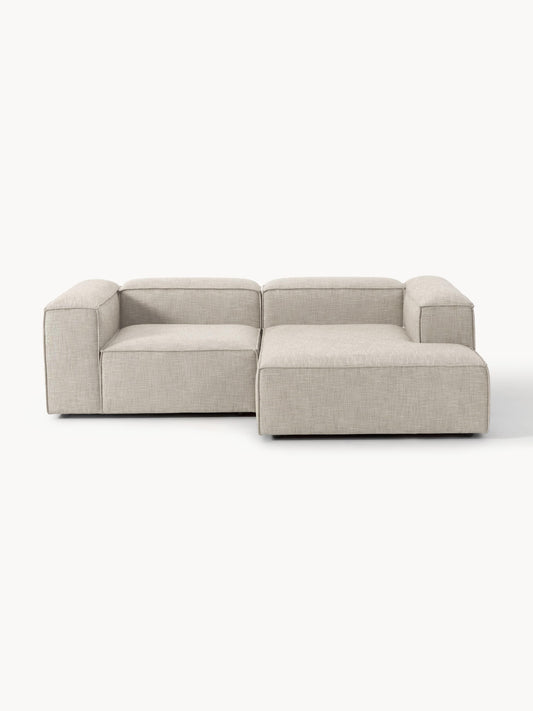 Lenroven Modular Corner Sofa, Linen Blend, 2-Seater