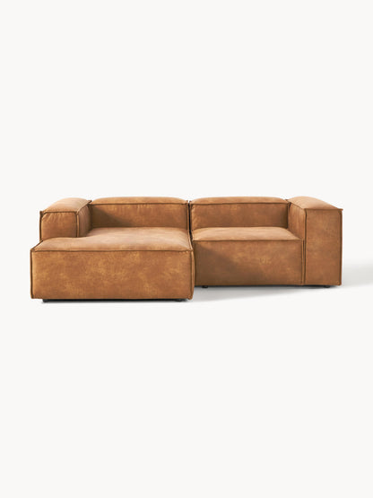 Lenroven Modular Leather Corner Sofa (2-Seater)
