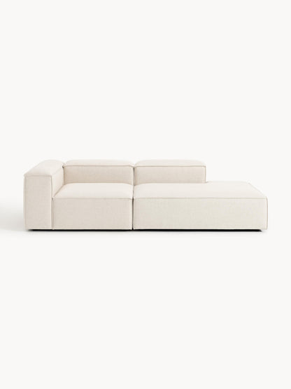 Lenroven Modular Linen Blend Ottoman