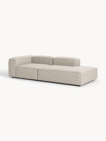 Lenroven Modular Linen Blend Ottoman