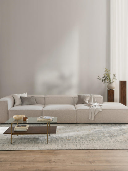 Lenroven Modular XL Bouclé Ottoman