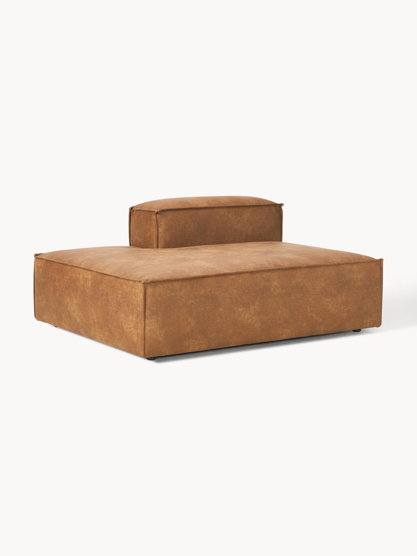 Lenroven Ottoman Module in Leather