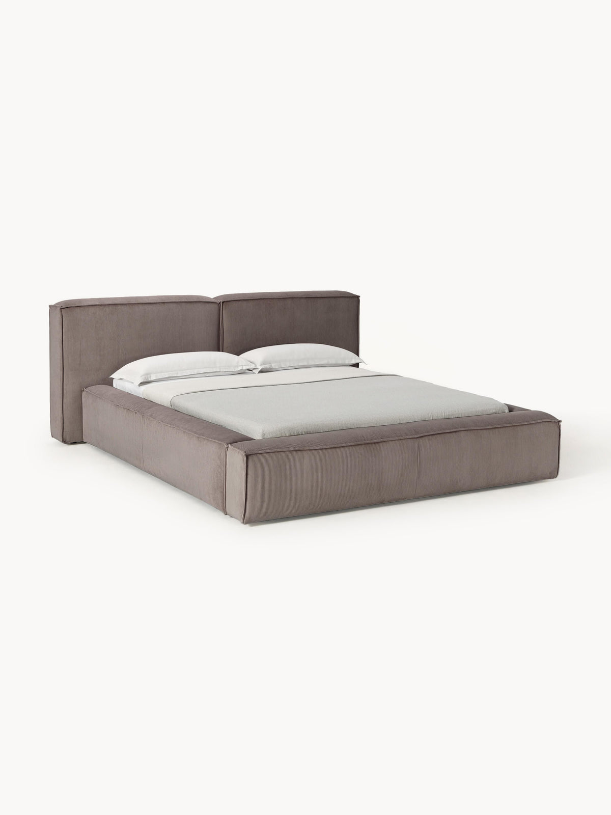 Lenroven Upholstered Storage Bed in Corduroy