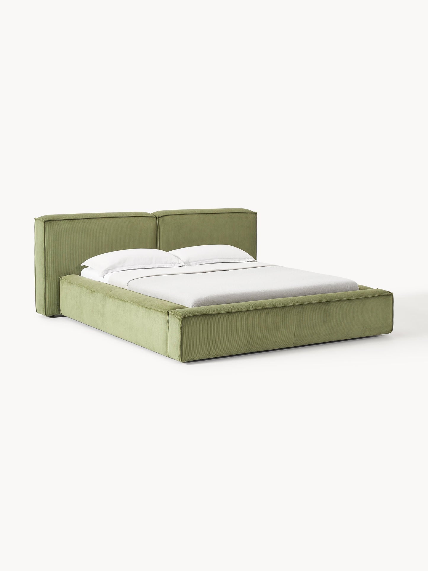 Lenroven Upholstered Storage Bed in Corduroy
