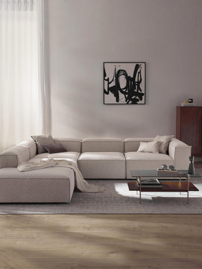 Lenroven XL Modular Bouclé Corner Sofa (4-Seater)